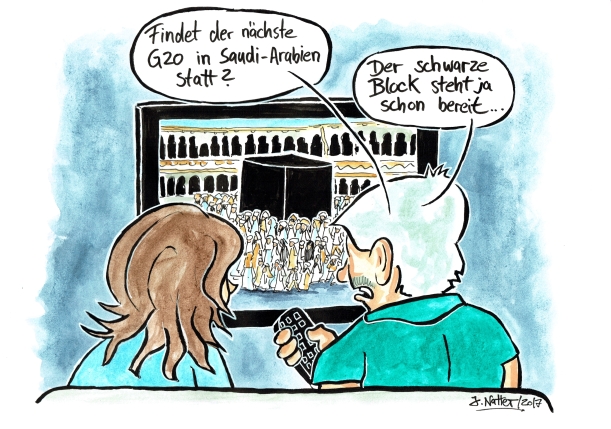 Schwarzer Block Cartoon1
